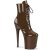 Pleaser FLAMINGO-1020 Stivaletti con Plateau Vernice Moka