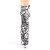 Pleaser FLAMINGO-1020DP Stivaletti con Plateau Nero Bianco