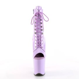 Pleaser FLAMINGO-1021 Stivaletti con Plateau Vernice Viola