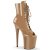 Pleaser FLAMINGO-1021 Stivaletti con Plateau Vernice Toffee