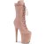 Pleaser FLAMINGO-1050FS Stivaletti con Plateau Scamosciato Blush