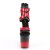 Pleaser FLAMINGO-800-15 Stivaletti con Plateau Similpelle Rosso Nero