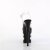 Pleaser FLAMINGO-808NLHS Sandali con Plateau Trasparente Nero
