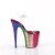 Pleaser FLAMINGO-808RBG Sandali con Plateau Glitter Trasparente Multicolore