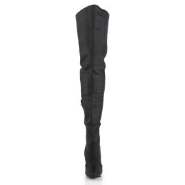 Pleaser LEGEND-8899 Stivali sopra il Ginocchio Pelle Nero