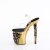 Pleaser RAPTURE-808-LT Sandali con Plateau Trasparente Dorato