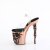 Pleaser RAPTURE-808-LT Sandali con Plateau Trasparente Dorato Rosa