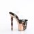 Pleaser RAPTURE-808-LT Sandali con Plateau Trasparente Dorato Rosa