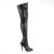 Pleaser SEDUCE-3000 Stivali Sopra Il Ginocchio Similpelle Nero