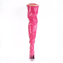 Pleaser SEDUCE-3000 Stivali Sopra Il Ginocchio Vernice Rosa