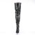Pleaser SEDUCE-3010 Stivali Sopra Il Ginocchio Similpelle Nero