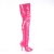 Pleaser SEDUCE-3010 Stivali Sopra Il Ginocchio Vernice Rosa