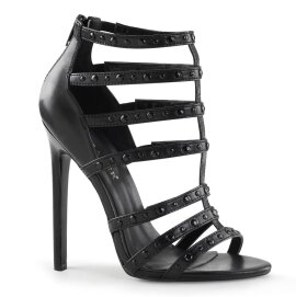 Pleaser SEXY-15 Sandali Similpelle Nero