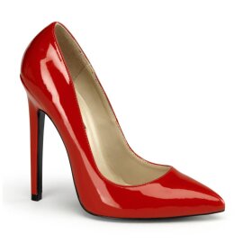 Pleaser SEXY-20 Décolleté Vernice Rosso