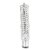 Pleaser SPECTATOR-1040G Stivaletti con Plateau Glitter Argento