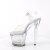 Pleaser SPECTATOR-708 Sandali con Plateau Trasparente