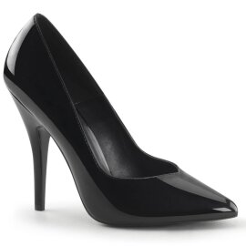 Pleaser SEDUCE-420V Décolleté Vernice Nero EU-35 / US-5
