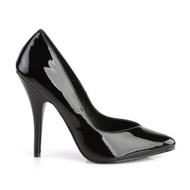 Pleaser SEDUCE-420V Décolleté Vernice Nero EU-35 / US-5