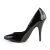 Pleaser SEDUCE-420V Décolleté Vernice Nero EU-35 / US-5
