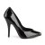 Pleaser SEDUCE-420V Décolleté Vernice Nero EU-35 / US-5