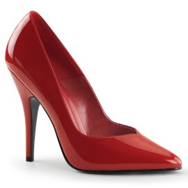 Pleaser SEDUCE-420V Décolleté Vernice Rosso EU-35 / US-5