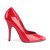 Pleaser SEDUCE-420V Décolleté Vernice Rosso EU-35 / US-5