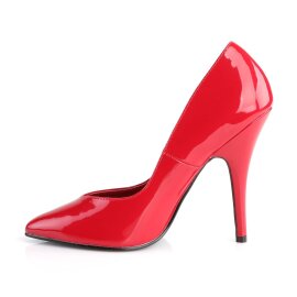 Pleaser SEDUCE-420V Décolleté Vernice Rosso EU-37 / US-7