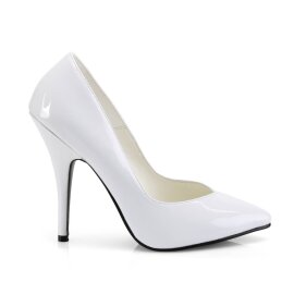 Pleaser SEDUCE-420V Décolleté Vernice Bianco EU-35 / US-5