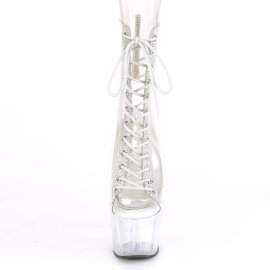 Pleaser ADORE-1016C-2 Stivaletti con Plateau Strass...