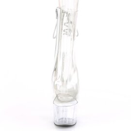 Pleaser ADORE-1018C Stivaletti con Plateau Trasparente...