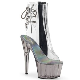 Pleaser ADORE-1018CT Stivaletti con Plateau Fumo...