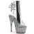 Pleaser ADORE-1018CT Stivaletti con Plateau Fumo Trasparente EU-39 / US-9