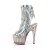 Pleaser ADORE-1018HCT Stivaletti con Plateau Ologramma Fumo Argento EU-35 / US-5