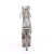 Pleaser ADORE-1018HCT Stivaletti con Plateau Ologramma Fumo Argento EU-39 / US-9