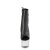 Pleaser ADORE-1018LG Stivaletti con Plateau Similpelle Glitter Nero Argento EU-38 / US-8