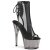 Pleaser ADORE-1018MSHT Stivaletti con Plateau Rete Fumo Nero EU-37 / US-7