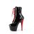 Pleaser ADORE-1020 Stivaletti con Plateau Vernice Nero EU-41 / US-11