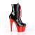 Pleaser ADORE-1020 Stivaletti con Plateau Vernice Cromato Nero Rosso EU-37 / US-7