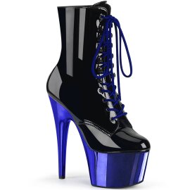 Pleaser ADORE-1020 Stivaletti con Plateau Vernice Cromato...