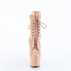 Pleaser ADORE-1020 Stivaletti con Plateau Vernice Marrone...