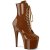 Pleaser ADORE-1020 Stivaletti con Plateau Vernice Caramello EU-38 / US-8