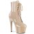 Pleaser ADORE-1020 Stivaletti con Plateau Vernice Beige EU-41 / US-11