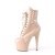 Pleaser ADORE-1020 Stivaletti con Plateau Vernice Beige EU-43 / US-13