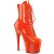 Pleaser ADORE-1020 Stivaletti con Plateau Vernice Arancione EU-37 / US-7