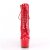 Pleaser ADORE-1020 Stivaletti con Plateau Vernice Rosso EU-40 / US-10