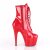 Pleaser ADORE-1020 Stivaletti con Plateau Vernice Rosso EU-40 / US-10