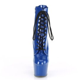Pleaser ADORE-1020 Stivaletti con Plateau Vernice Blu...