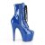 Pleaser ADORE-1020 Stivaletti con Plateau Vernice Blu EU-36 / US-6