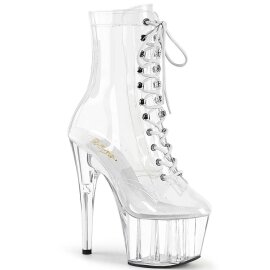 Pleaser ADORE-1020C Stivaletti con Plateau Trasparente EU-36 / US-6