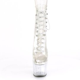 Pleaser ADORE-1020C Stivaletti con Plateau Trasparente EU-36 / US-6